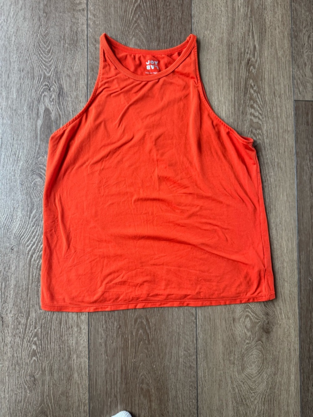 JoyLab Orange Scoop Neck Tank Top